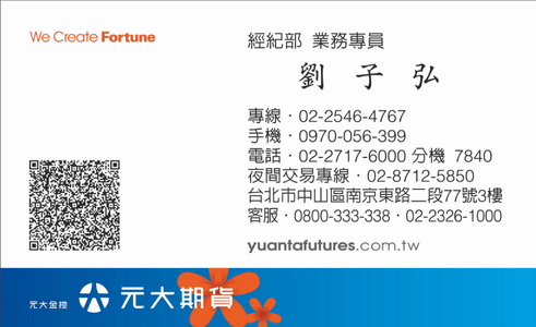 頁尾名片